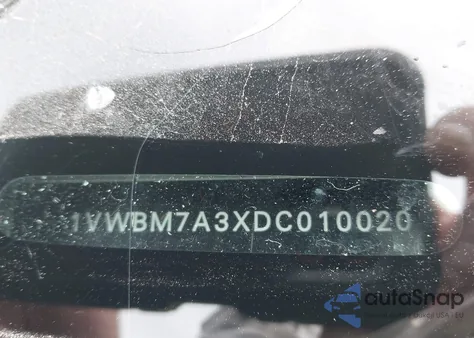 2013 Volkswagen Passat 3.6L V6 Se from USA, damaged, VIN 1VWBM7A3XDT010020